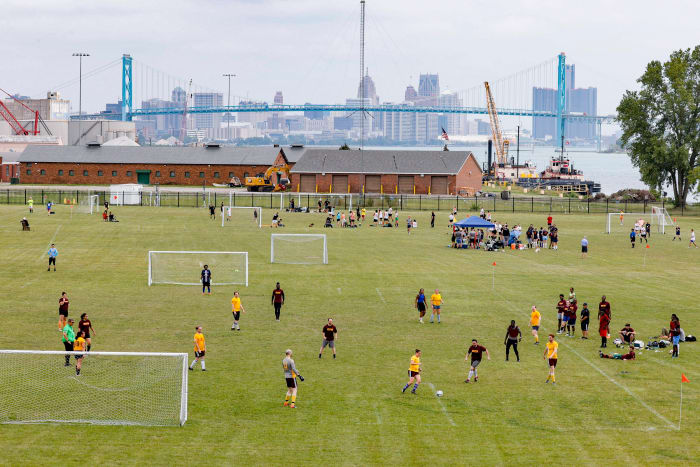 The Detroit City Futbol League, a co-ed recreational circuit, predates even the club's senior team.